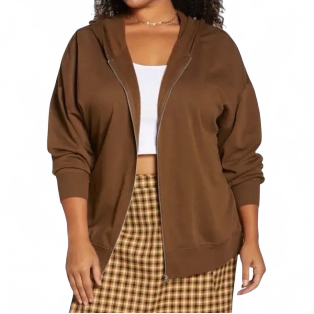 BP. Oversized Hoodie Brown 1X NWOT